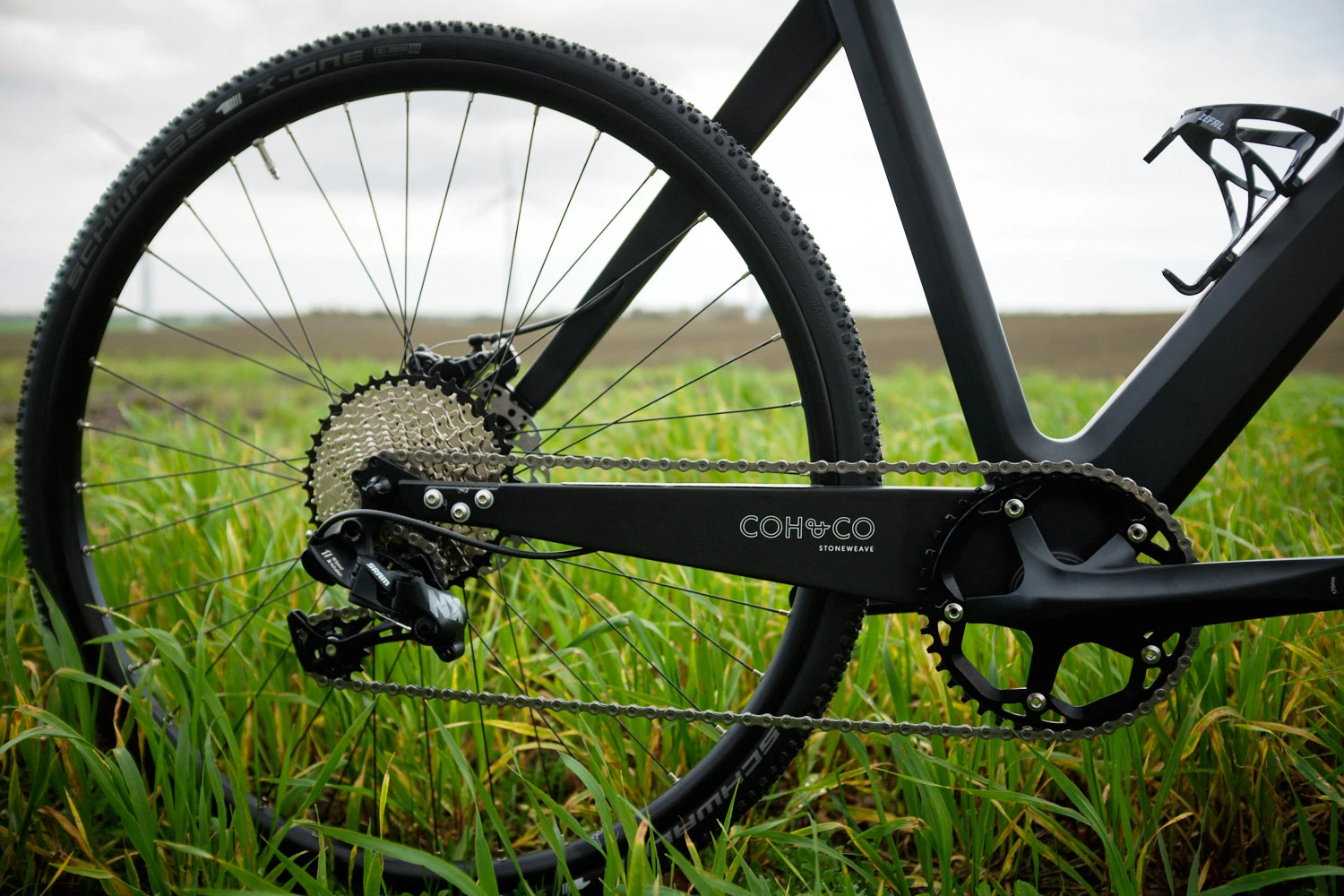 Black Mattis gravel bike with 650B sized wheels in Copenhagen